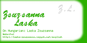 zsuzsanna laska business card